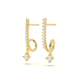 Round Diamond Life Earring