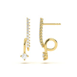 Round Diamond Life Earring