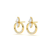Pear Halo Diamond Drops
