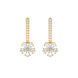 Serene Floral Diamond Drops