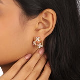 Eterna Floral Diamond Studs