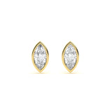 Marquise Bezel Diamond Stud