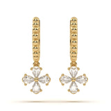 Pear Diamond Aura Hoops