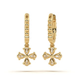 Pear Diamond Aura Hoops
