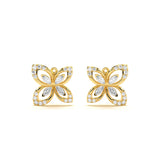 Marquise Butterfly Diamond Earrings