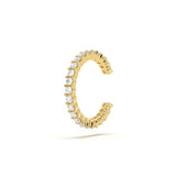 Round Studded Diamond Earcuff