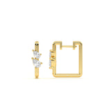 Pear Toi Et Moi Diamond Earring
