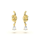Knot Pear Diamond Drops