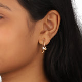 Emerald Diamond Leher Drop