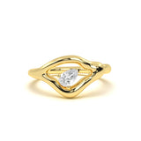 Pear Grace Diamond Ring