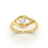 Pear Grace Diamond Ring