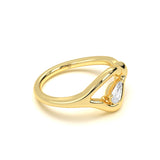 Pear Grace Diamond Ring