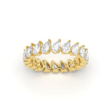 Pear Diamond Eternity Ring