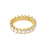 Pear Diamond Eternity Ring
