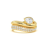 Pear Solitaire Diamond Ring