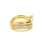 Pear Solitaire Diamond Ring