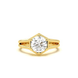 Hexa Solitaire Diamond Ring