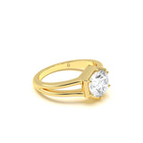 Hexa Solitaire Diamond Ring