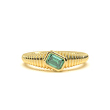 Emerald Colorstone Diamond Ring