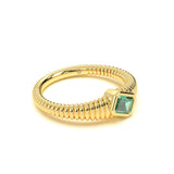 Emerald Colorstone Diamond Ring