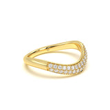 Pave Diamond Leher Ring