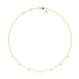 Round 0.75ct Floating Diamond Necklace