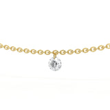 Round 0.75ct Floating Diamond Necklace