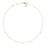 Round 0.70ct Floating Diamond Necklace