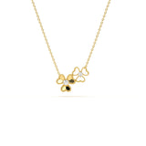 Diamond Clover Duo Pendant