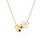 Diamond Clover Duo Pendant