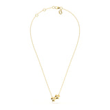 Dual Clover Diamond Pendant