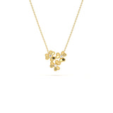 Cluster Floral Diamond Pendant