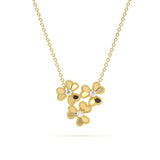 Cluster Floral Diamond Pendant