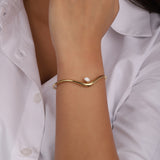 Round Diamond Leher Bracelet