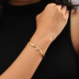 Chic Diamond Leher Bracelet