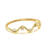 Crest Diamond Leher Bracelet