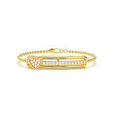Heart Aura Diamond Bracelet