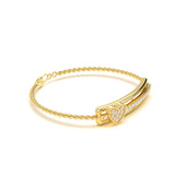 Heart Aura Diamond Bracelet