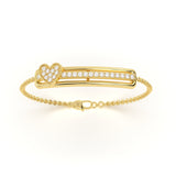 Heart Aura Diamond Bracelet