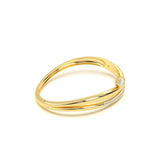 Marquise Diamond Curve Bangle