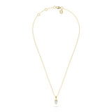 U Diamond-Cut Initial Pendant