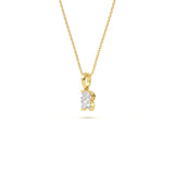 R Initial Diamond Pendant