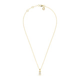 I Diamond-Cut Initial Pendant