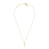 L Diamond-Cut Initial Pendant