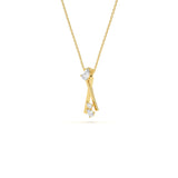 Pear Crossover Pendant