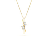 Baguette Diamond Cross Pendant