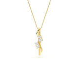 Baguette Diamond Cross Pendant