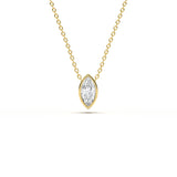 Marquise Bezel Diamond Pendant