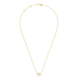 Eye Bezel Diamond Pendant