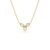 Trinity Pear Diamond Pendant